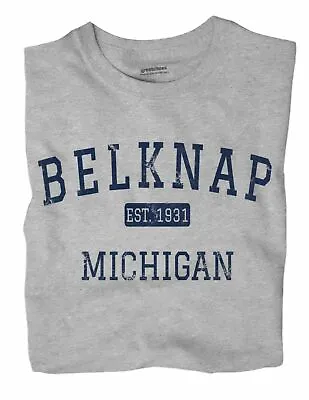 $18.99 • Buy Belknap Michigan MI T-Shirt EST