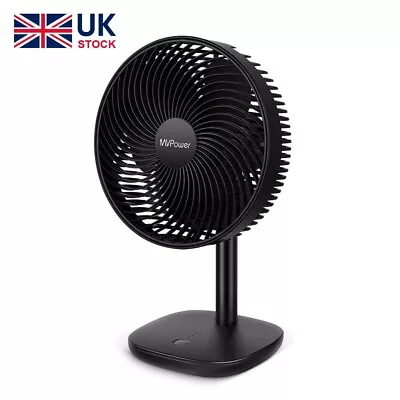 £13.99 • Buy Stay Cool Anywhere With The MVPower Portable Li-Ion Desk Table Fan - 5000mAh, 5W