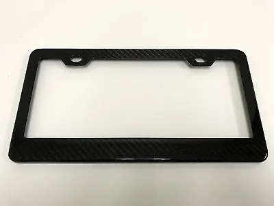 1x Handmade REAL CARBON FIBER License Plate Frame Tag Cover 3K TWILL For Porsche • $35.78