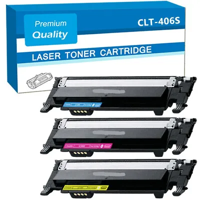 Compatible Toner For Samsung CLP-360 365 365W CLX-3300 CLT-406S CMY-Pack • £24.90