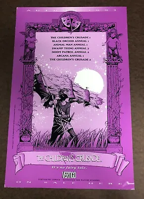 CHILDREN'S CRUSADE Promotional Poster (1993 Vertigo) -- Scarce -- Neil Gaiman • $9.59