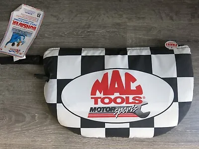 Vintage Mac Tools Motorsports Checker Flag Bunsaver Cushion Seat Working - NWT • $35