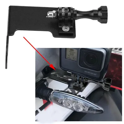 (Black)Camera Support For GoPro Motorcycle Front Left Camera Support Bracket For • £9.18