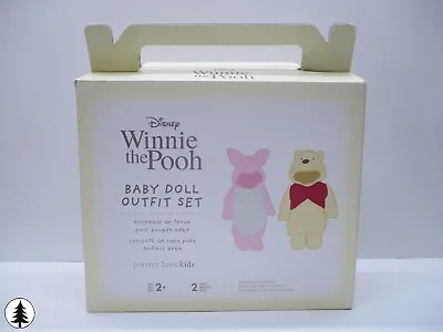 FOR DOLLS Pottery Barn Kids Disney Winnie The Pooh & Piglet DOLL Outfit Set • $115.40