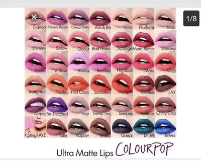 Colourpop Ultra Matte Lip Stick- 100% Original.  PERFECT FOR XMAS GIFT • £9.99