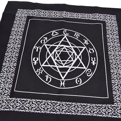 Tarot Tablecloth Divination Tarot Card Pad Pendulum Magic Pentacle Runes Clot Ny • £3.04