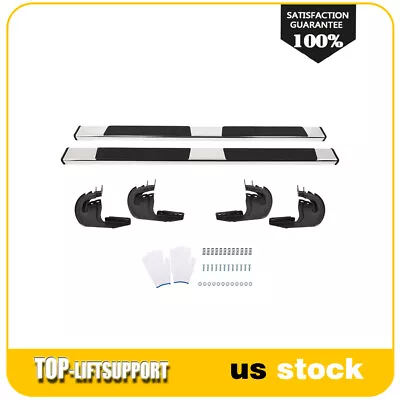 5  Step Nerf Bar Running Boards S/S For 2004-2014 Ford F150 Super/Extended Cab • $116