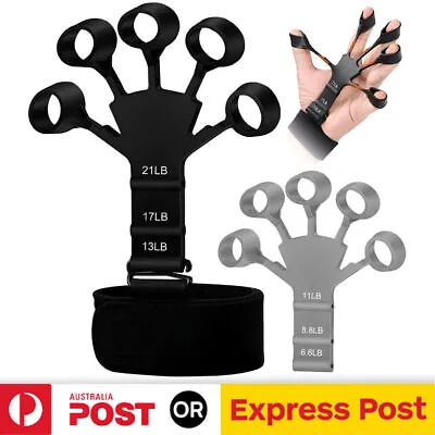 $8.99 • Buy Finger Exerciser Strength Gripper Forearm Trainer Hand Grip Strengthener Therapy
