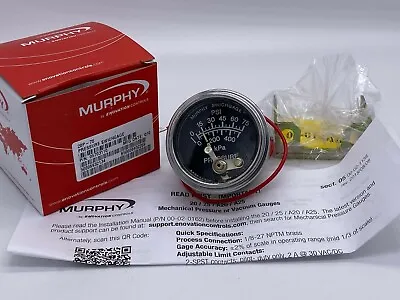 20P-75 Murphy Oil Pressure Gauge No Fail Safe (05703110) • $60.99