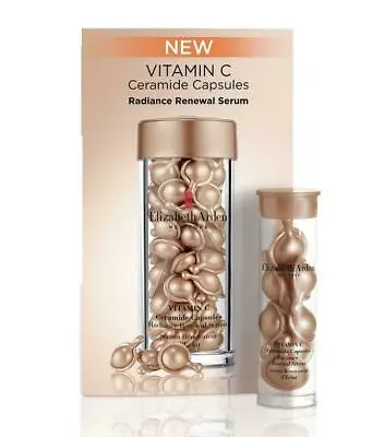 $16.95 • Buy Elizabeth Arden Vitamin C -  Radiance Renewal Serum 7 Pieces, Ceramide Capsules 