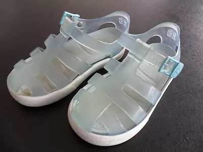 Igor Unisex Jelly Shoes Infant  -  Light Blue - Size 26 - 8.5 • £4.99
