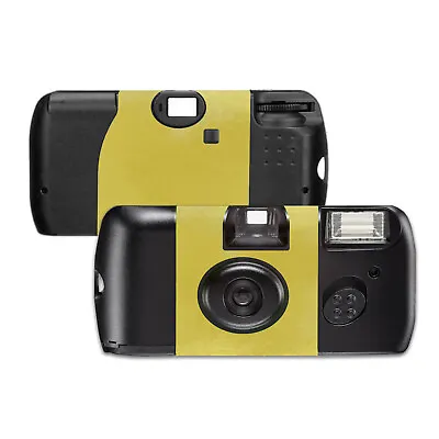 5 Gold Foil Label Single Use Disposable Cameras-can Be SL67005-5pk • $73.65