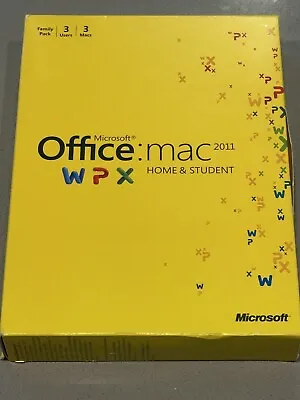 Genuine Microsoft Office MAC 2011 Home & Student • $45.97