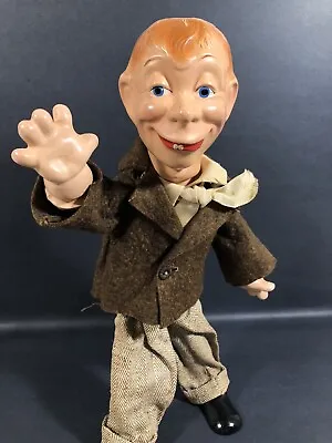 1940s VINTAGE IDEAL MORTIMER SNERD POSEABLE ANTIQUE 12” DOLL EDGAR BERGEN CLEAN • $314.98