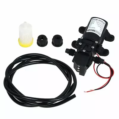 $17.99 • Buy 130PSI High Pressure RV Water Pump Diaphragm DC 12V Max Self-Priming 72W