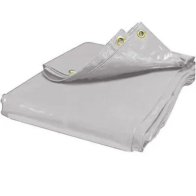 24 Mil Heavy Duty Canopy Tarp WHITE Vinyl Tent Car Boat Cover (10$ OFF 2+)  • $96.90