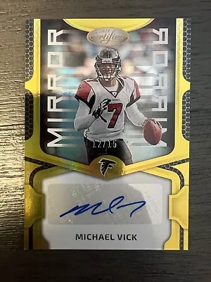 2023 Certified Michael Vick Mirror Gold Auto /15 • $19.50