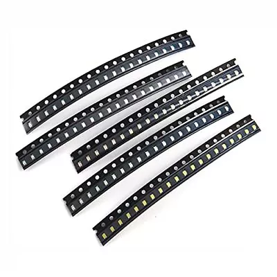 (5 Colors X 20 Pcs = 100 Pcs 0805 SMD LED Diode Lights Assorted Kit (Mini Chi... • $12.35