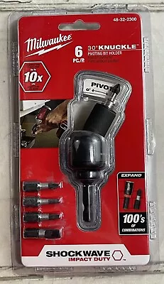 Milwaukee 30 Degree Knuckle Shockwave Impact Duty Pivoting Bit Holder - NEW • $15.99