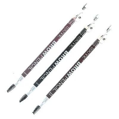 Technic Eyebrow Pencil Brow Liner Definer Spoolie Brush & Sharpener - Extra Long • £1.65