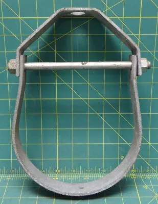 Lg. Steel Clevis Pipe Hanger 6-7/8  Inside Diameter 25/32  Hole Inside Diameter • $15.89