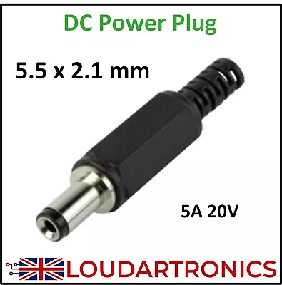 DC Power Plug 5.5 X 2.1mm   • £0.99