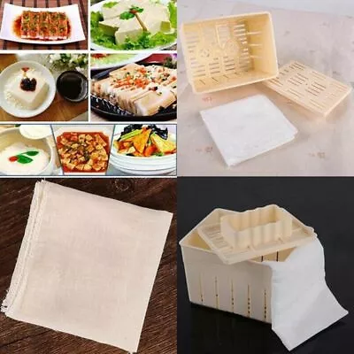 Tofu Maker Press Mold DIY Homemade Tofu Cheese Cloth Cuisine Making Machine` • $17.95