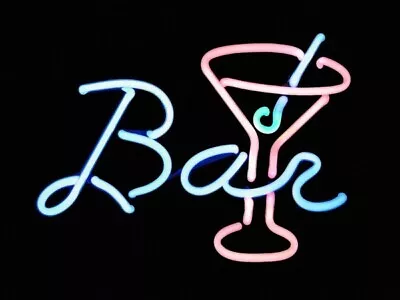 Bar Martini 20  Neon Sign Light Lamp Decor With Dimmer • $174.99