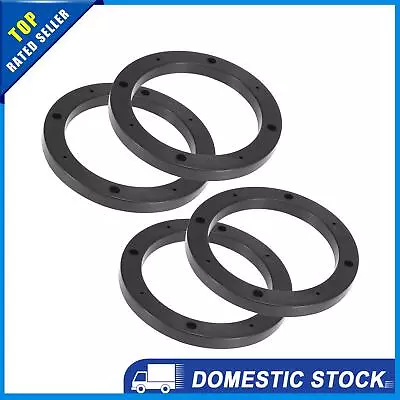 Universal 5 Inch Car Black Hollow Speaker Mounting Spacer Plate 120mm Pack Of 4 • £9.47