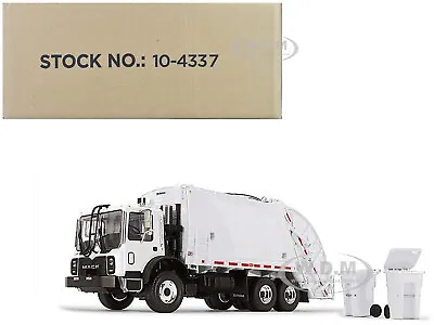 Mack Terrapro Rear Loader Garbage Truck & Bins White 1/34 By First Gear 10-4337 • $129.95