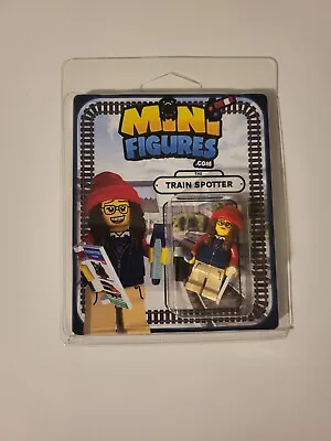 Custom Lego Minifigure Trainspotter Figure • $38.72