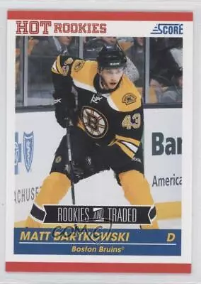 2010-11 Score Rookies & Traded Matt Bartkowski #654 Rookie RC • $1.68