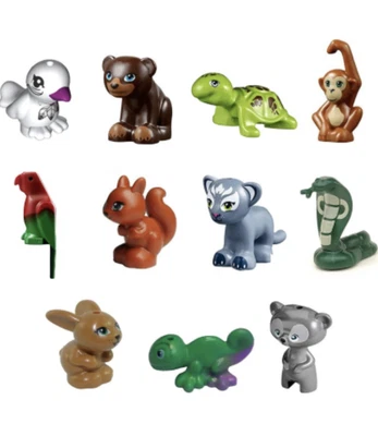 $30 • Buy Lego 11 Pcs Fidelium Party Favors Lego Friend Animals Zoo Jungle Bundle