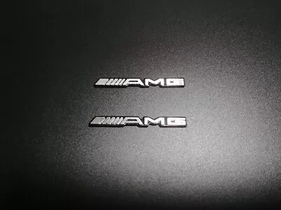 2x Stickers For Amg Mercedes Benz - Steering Wheel Speaker Emblem / Badge • $8.86