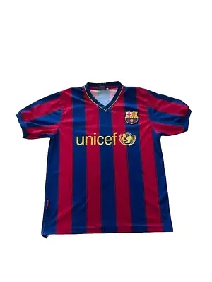 FC Barcelona Jersey Trikot David Villa No. 7  Size Medium 2010-2013 Football • £30