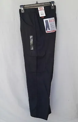 New Men's Wrangler Workwear Cargo Pants Relaxed Fit 112320218 Black • $15.99