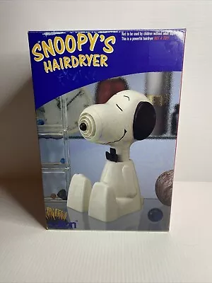 Brand New Salton White And Black 1991 Snoopy’s Hair Dryer Vintage • $95