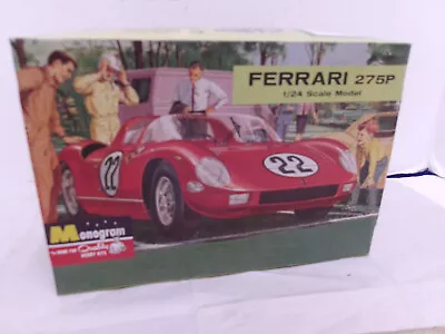 1/24 SCALE FERRARI 275P ROADSTER MONOGRAM RED MODEL KIT FOR SLOT RACING-Opened • $20.50