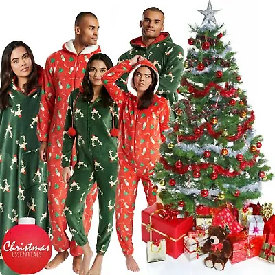 £7.97 • Buy Xmas Matching All In One Pyjamas Christmas 1Onesie Mens Loungewear Nightwear 