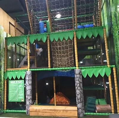 £14500 • Buy Large Commercial Forest Theme Soft Play Equipment Complete Setup Inc Tube Slide