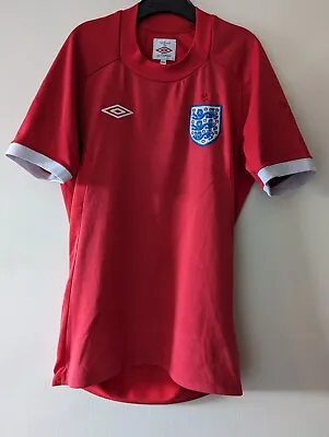 £5.99 • Buy ENGLAND 2010 Away Football Shirt South Africa Umbro Red Boys Youth 152cm 11-12