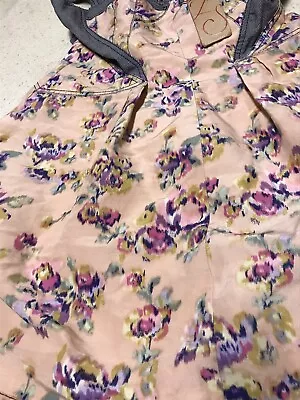 $225 • Buy Z Spoke Zac Posen Dress NWT New York Peach Floral Flowers