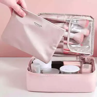 KISMIS 1PC Makeup Bag Travel Make Up Organiser Bag Storage Vanity Case Makeup Ba • £6.99