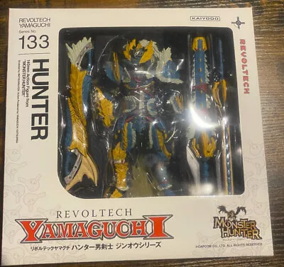 Revoltech Yamaguchi NO.133 Monster Hunter Swordsman Zinogre Figure  • $98