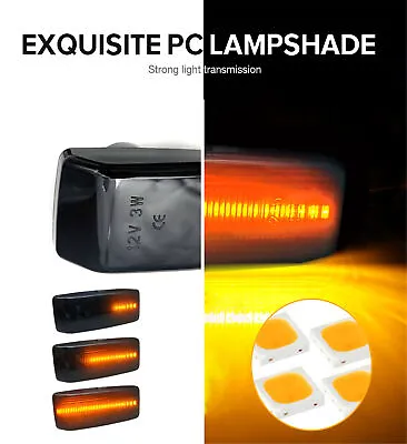 Black LED Turn Signal Side Marker Light For Mercedes Benz C-CLASS W202 BZ1 • $19.99