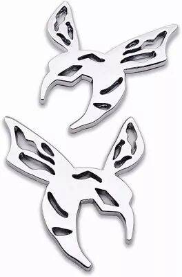 $12.99 • Buy 2Pc Car Emblem For Super Bee Emblem Body Fender Rear Side Hollow Badge (SILVER)