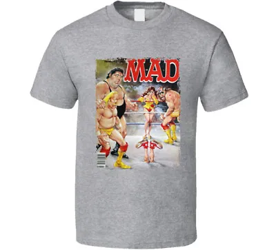 Mad Magazine Wrestling March 1989 Cover T Shirt • $24.99