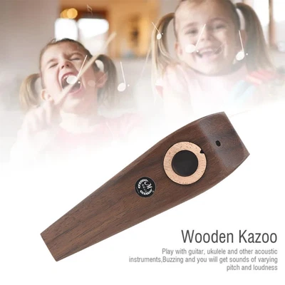 $14.18 • Buy Musical Instrument Accompaniment Wooden Kazou Flute Ukulele Party GAU M4B8