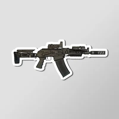Saiga 12 Tactical Shotgun AK - Laptop Sticker Vinyl 4  Wide • $3.99