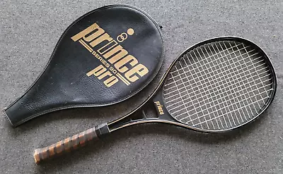 Tennis Racquet Prince Pro Series 90 Graphite 4 1/2  Grip No.4 1983 Vintage • $26.95